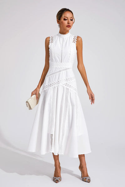 Miran | Sleeveless Lace Dress