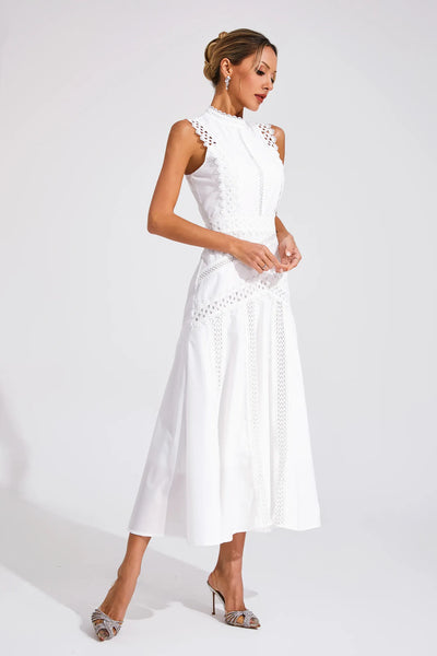 Miran | Sleeveless Lace Dress