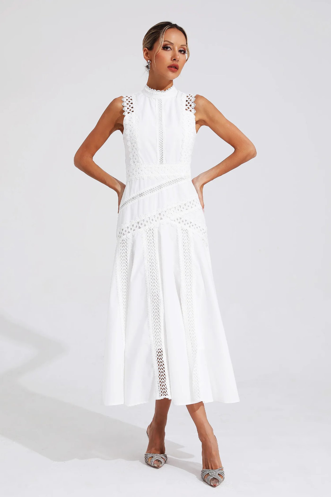 Miran | Sleeveless Lace Dress