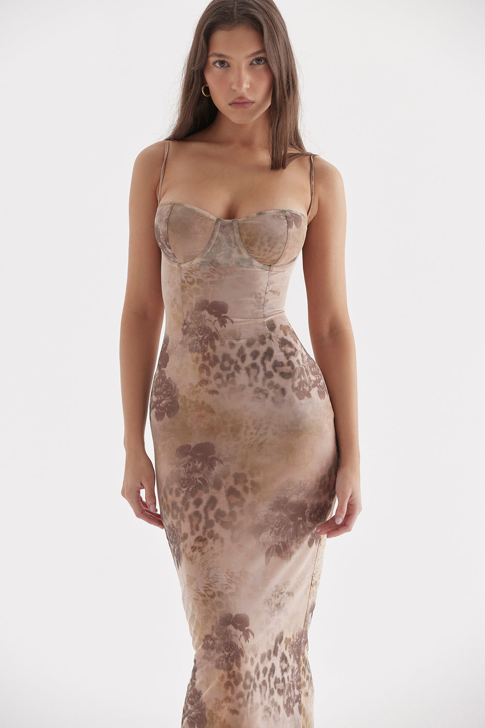 Desert Eclipse Sheer Maxi Dress