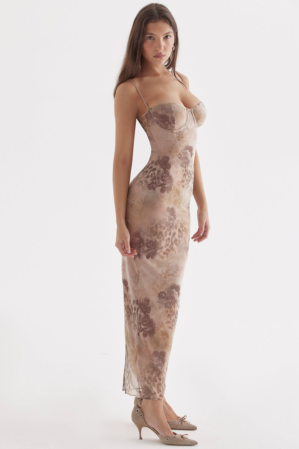 Desert Eclipse Sheer Maxi Dress