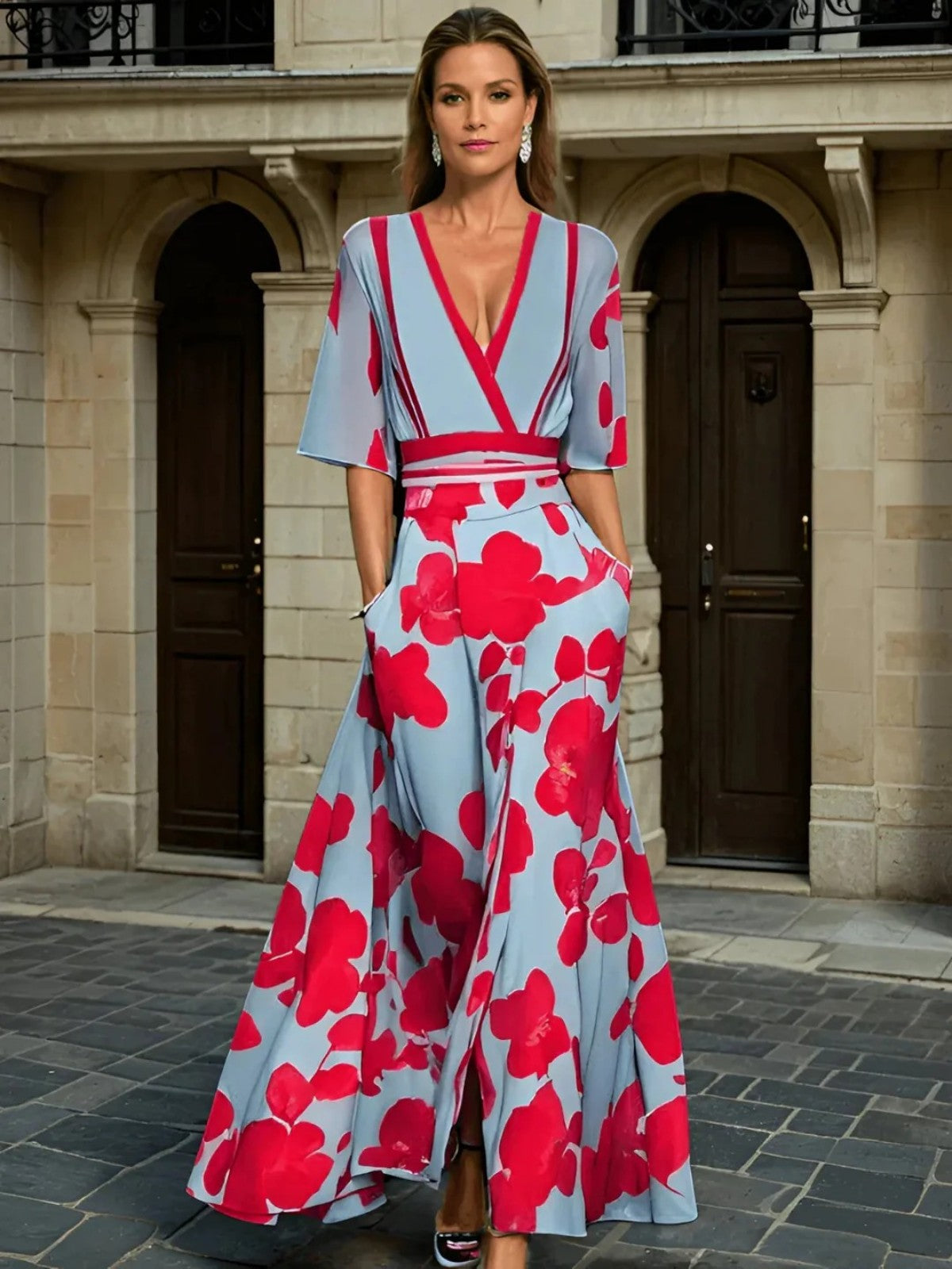 Sofia | Sleeved Dress