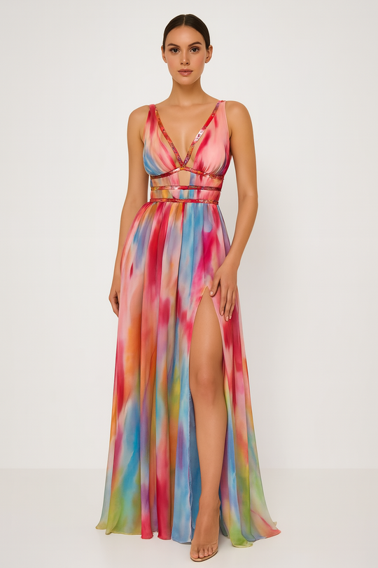 Violeta | Painted Maxi Dress