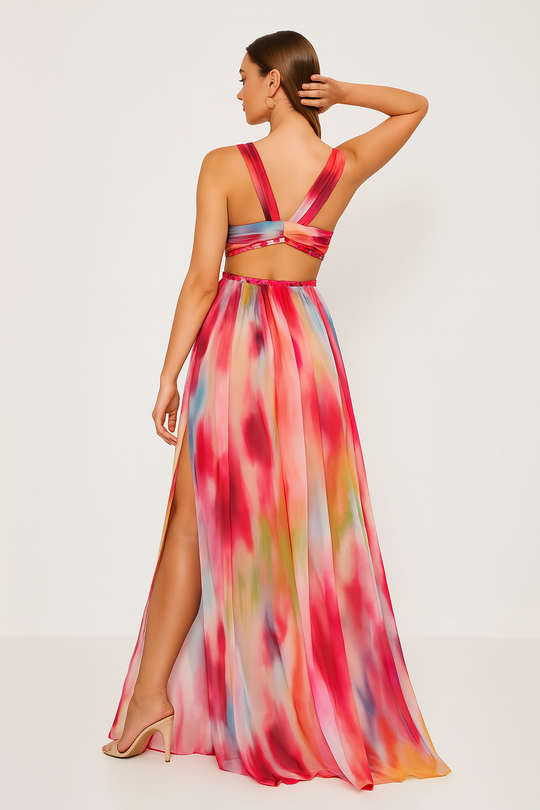 Violeta | Painted Maxi Dress