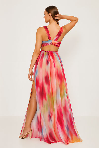 Violeta | Painted Maxi Dress