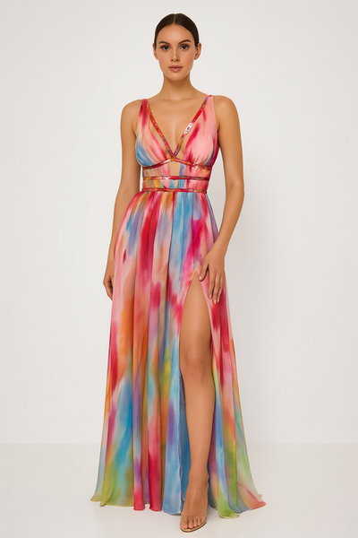 Violeta | Painted Maxi Dress