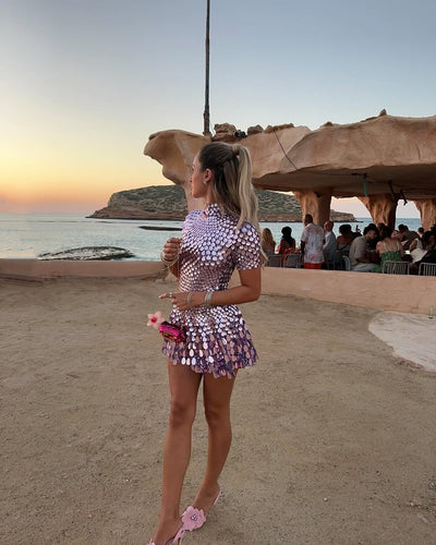 Tania | High Neck Mini Dress