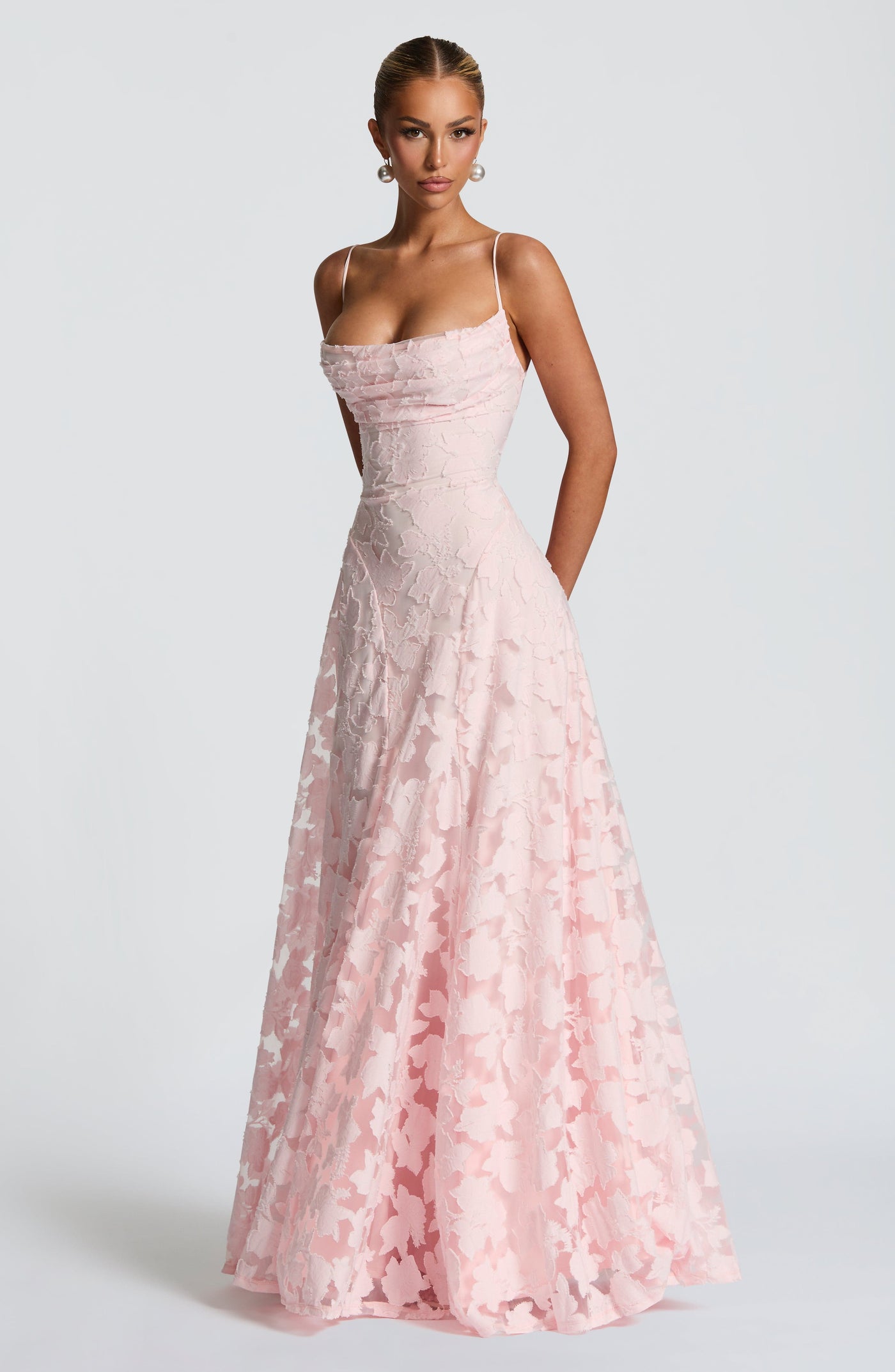 Rita | Lace Corset Maxi Dress
