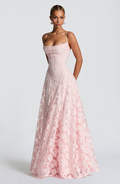 Rita | Lace Corset Maxi Dress