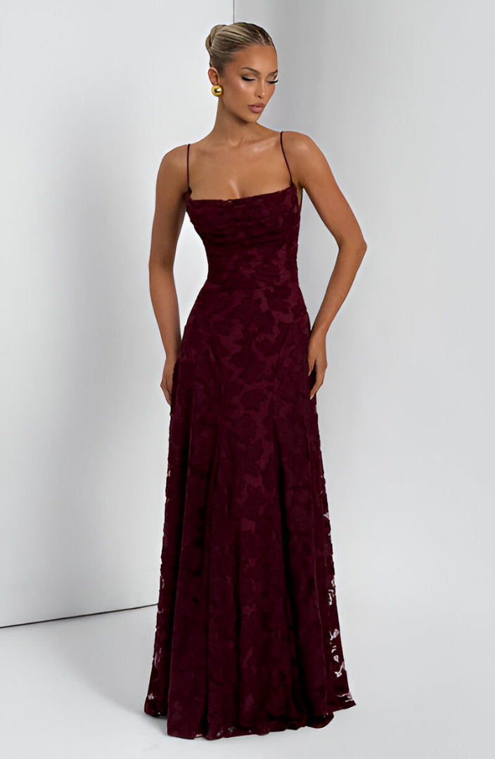 Rita | Lace Corset Maxi Dress