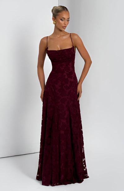 Rita | Lace Corset Maxi Dress