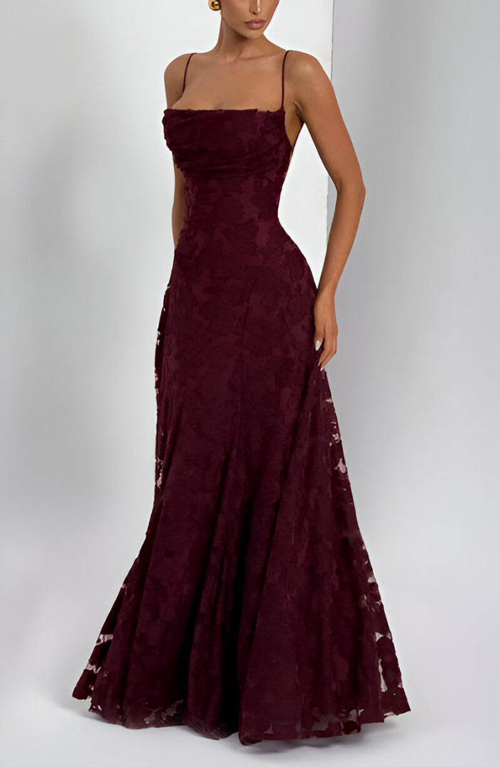 Rita | Lace Corset Maxi Dress