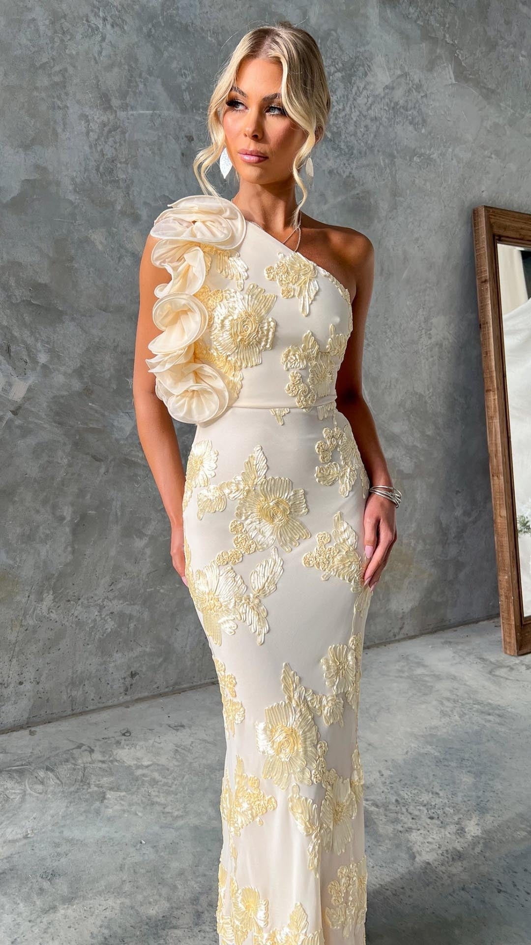 Delphine | Ruffle Gown