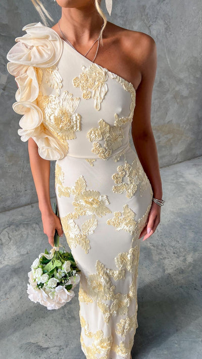 Delphine | Ruffle Gown