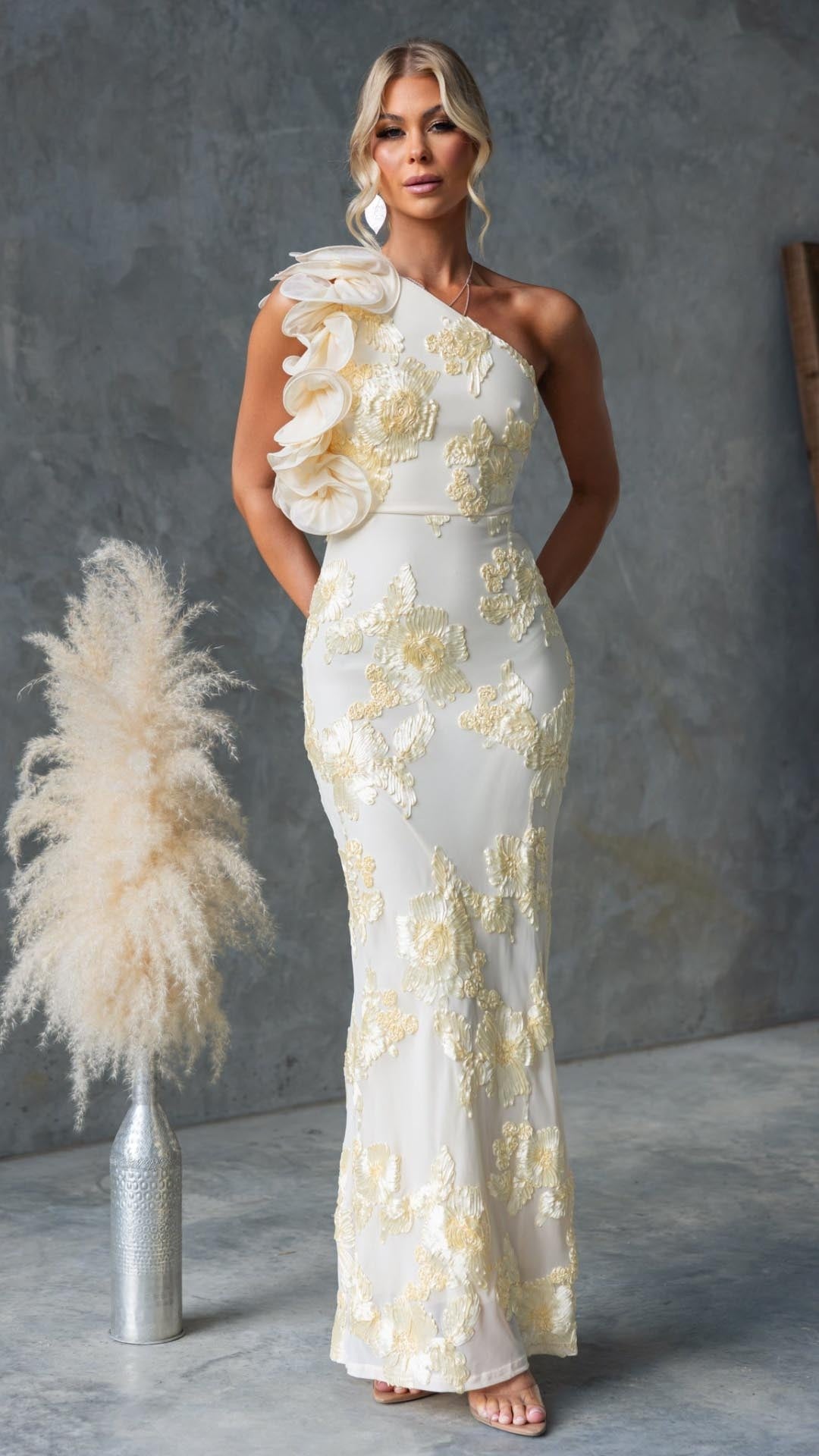 Delphine | Ruffle Gown