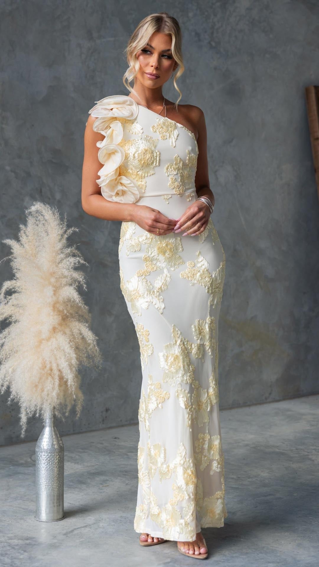 Delphine | Ruffle Gown