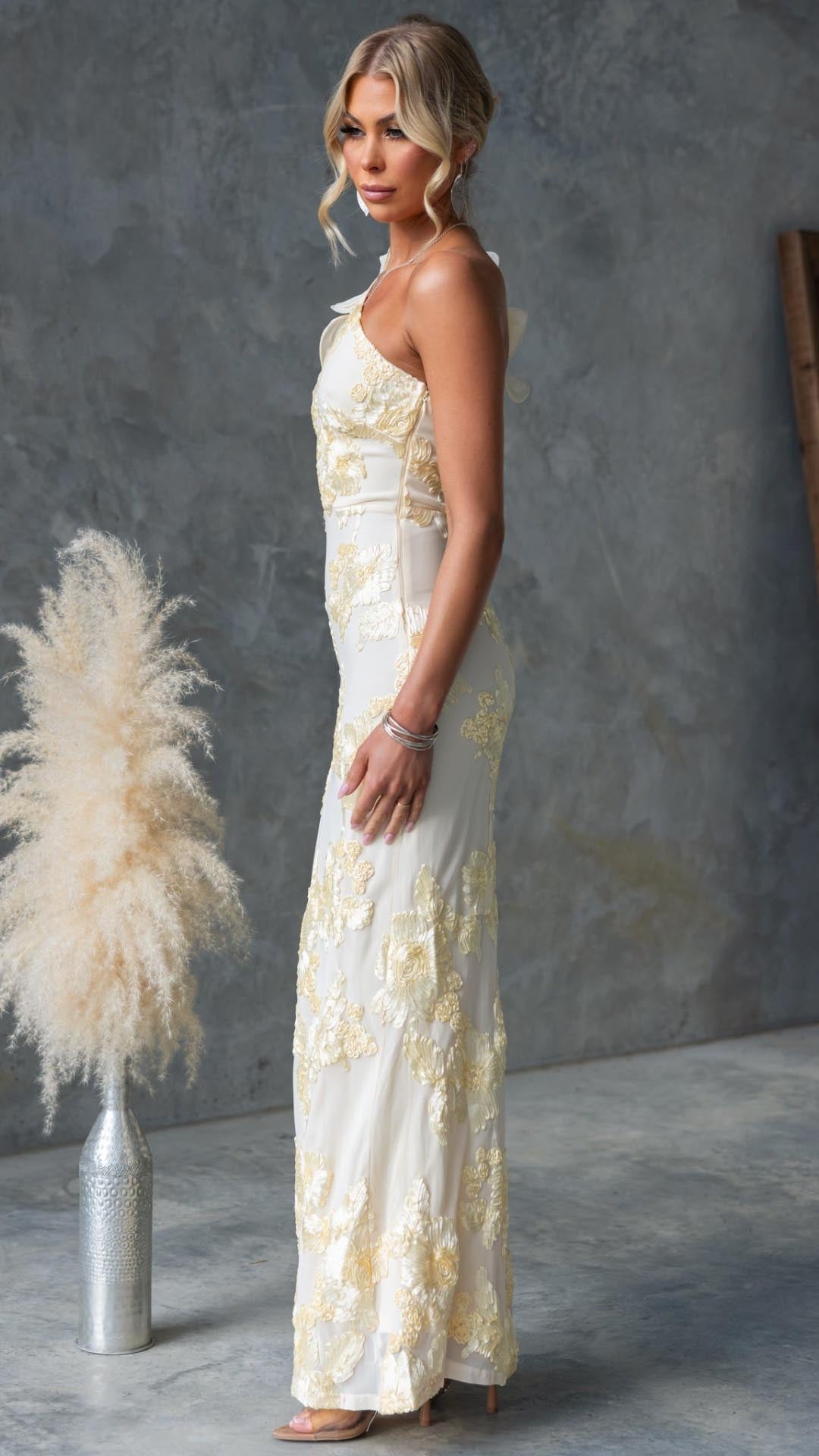 Delphine | Ruffle Gown