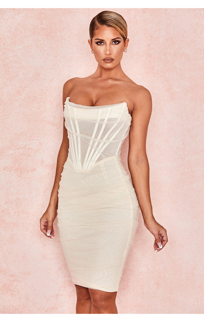 CHIC ELEGANT CORSET MINI DRESS ACLOSY