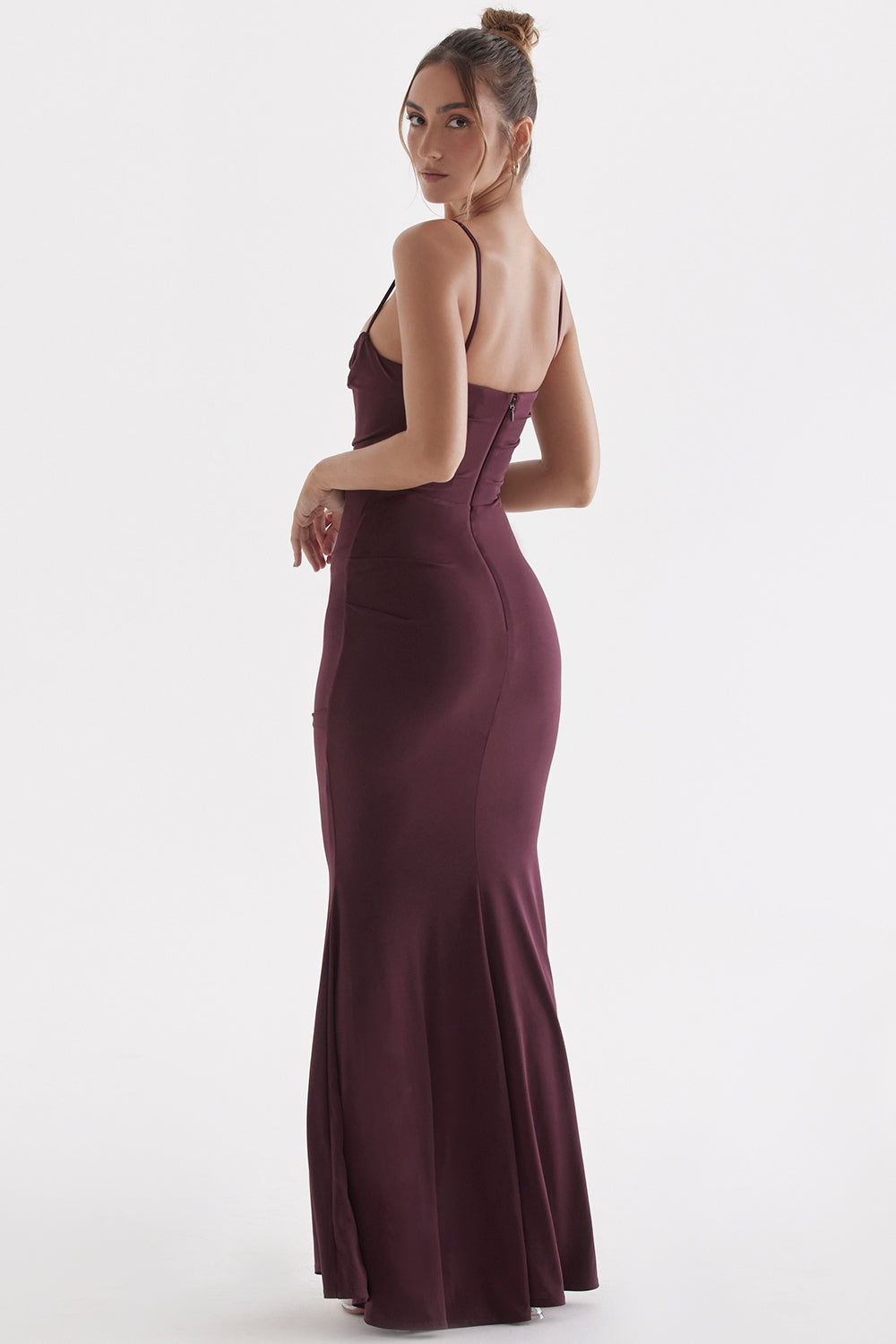 Alessandra | The Sculpted Crepe Gown