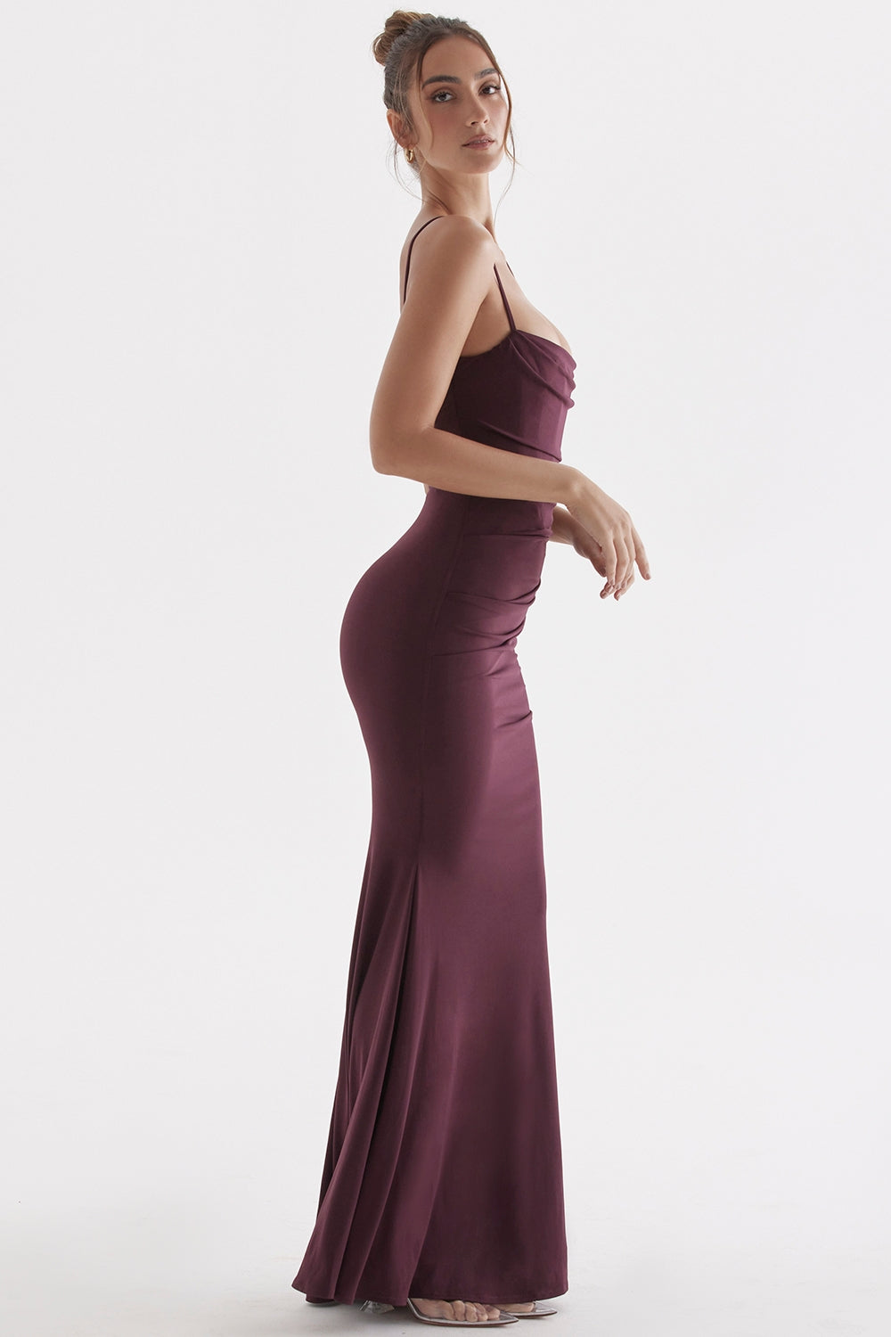Alessandra | The Sculpted Crepe Gown