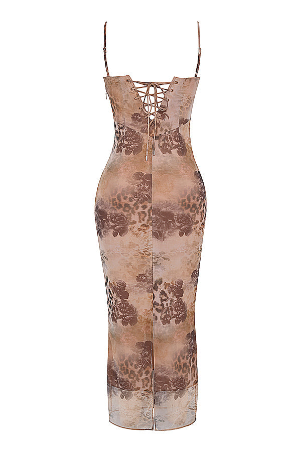 Desert Eclipse Sheer Maxi Dress