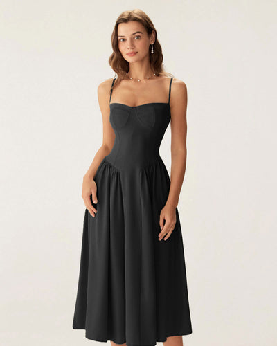 Women Woven Polyester Dresses Dresses - RIHOAS