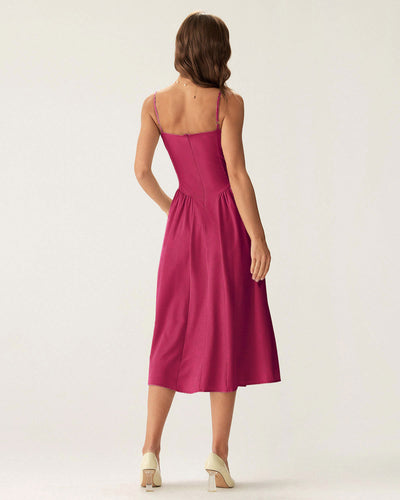 Women Woven Polyester Dresses Dresses - RIHOAS