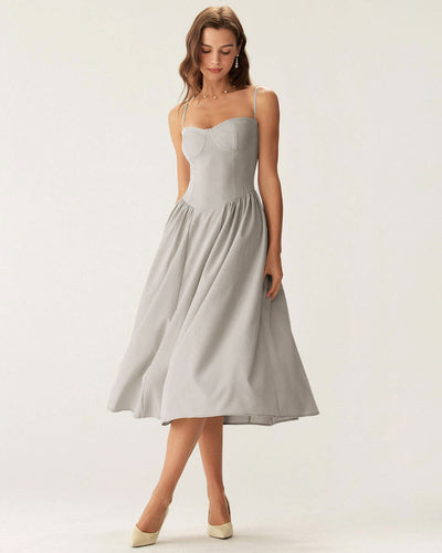 Women Woven Polyester Dresses Dresses - RIHOAS