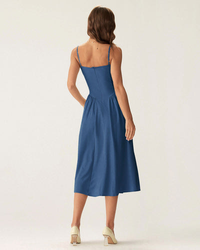 Women Woven Polyester Dresses Dresses - RIHOAS