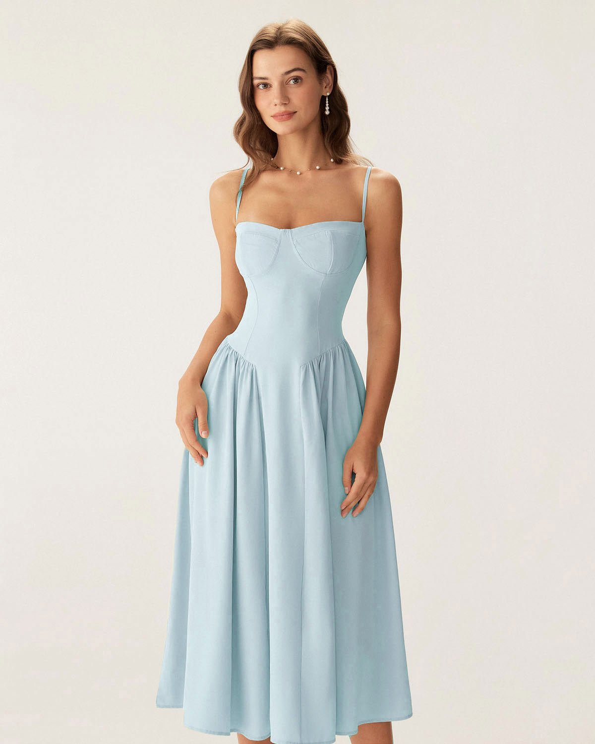 Women Woven Polyester Dresses Dresses - RIHOAS